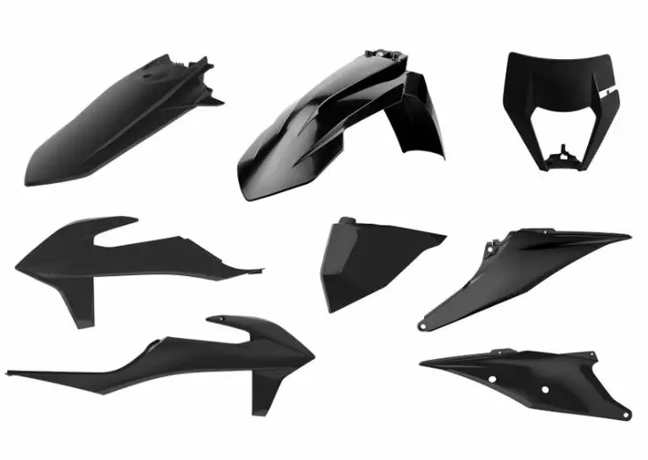 Polisport Full kit enduro KTM EXC/EXC-F (20-23) Black (1) - Duell MP varaosat ja tarvikkeet - 129710 - 1