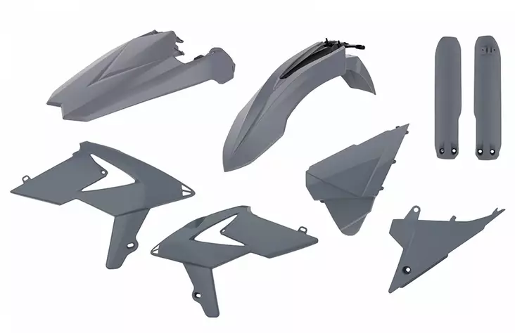 Polisport kit Beta RR 250/300 2ST 350/400/450 4ST (19) Nardo Grey (1) - Duell MP varaosat ja tarvikkeet - 129580 - 1