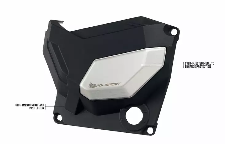 Polisport Kit Clutch & alternator cover MUSTA Téneré T7 19-23 - Duell MP varaosat ja tarvikkeet - 128480 - 1