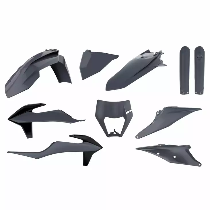 Polisport kit enduro standard KTM EXC/EXC-F (20-23) Nardo Grey (1) - Duell MP varaosat ja tarvikkeet - 129300 - 1