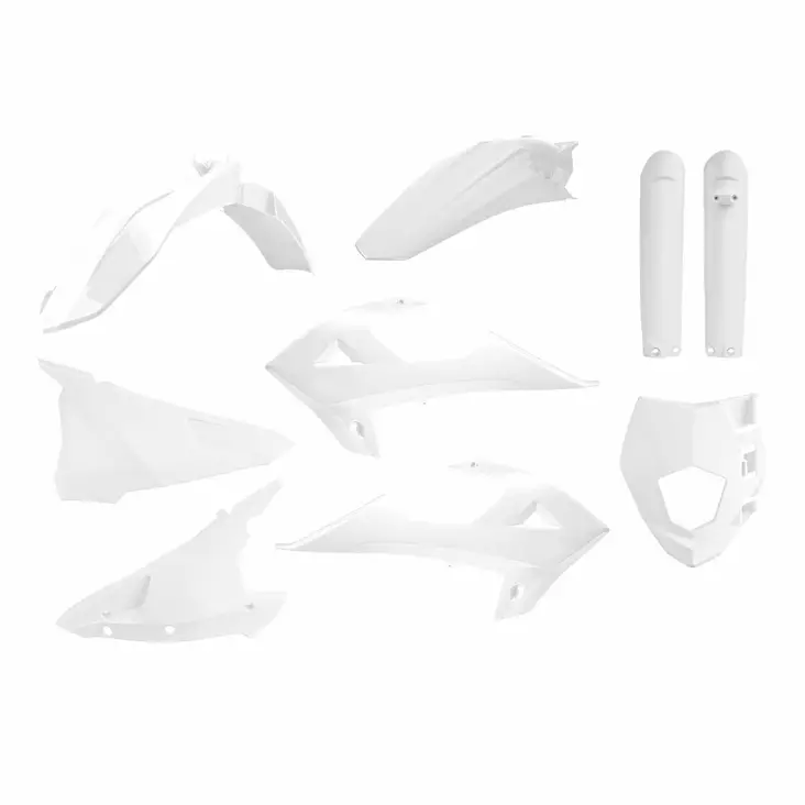 Polisport kit Gas Gas EC/EC-E/EC-F(18-20) white (1) - Duell MP varaosat ja tarvikkeet - 129630 - 1