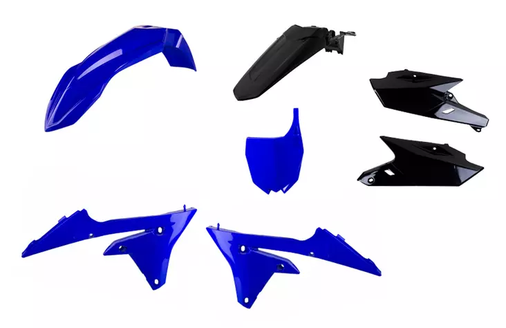 Polisport kit Yamaha YZ250/450F 2014 Blue/black (1) - Duell MP varaosat ja tarvikkeet - 130080 - 1
