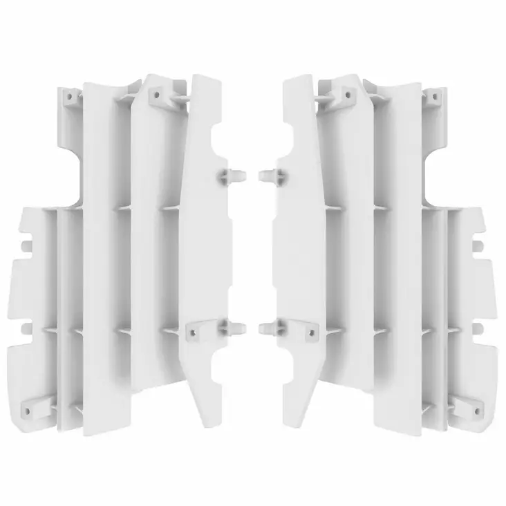 Polisport Radiator louvers CR125/250 05/07 White (20) - Duell MP varaosat ja tarvikkeet - 130040 - 1