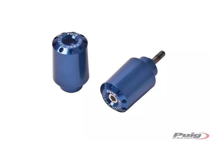 Puig Bar End Aluminum Triumph C/Blue - Duell MP varaosat ja tarvikkeet - 92300 - 1