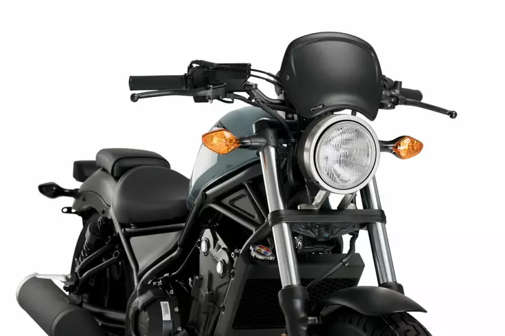 Puig Front Plate Abs Honda Cmx500 Rebel C/Matt Black - Duell MP varaosat ja tarvikkeet - 94640 - 1