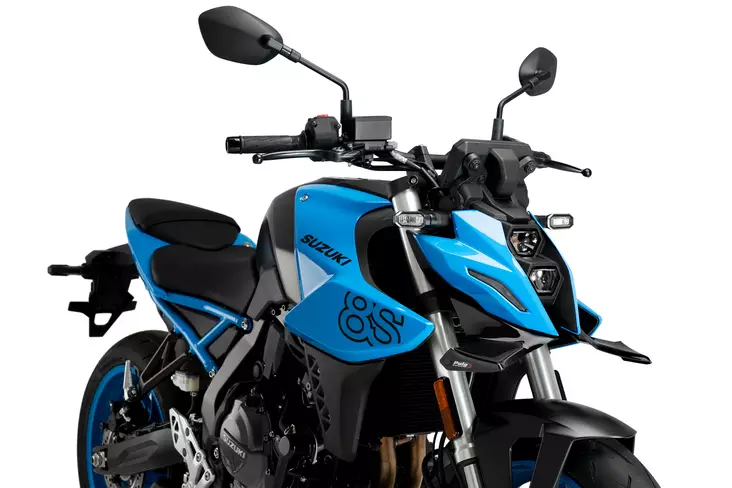 Puig Frontal Spoiler Naked Suzuki Gsx-8S 23' C/Black - Duell MP varaosat ja tarvikkeet - 96340 - 1