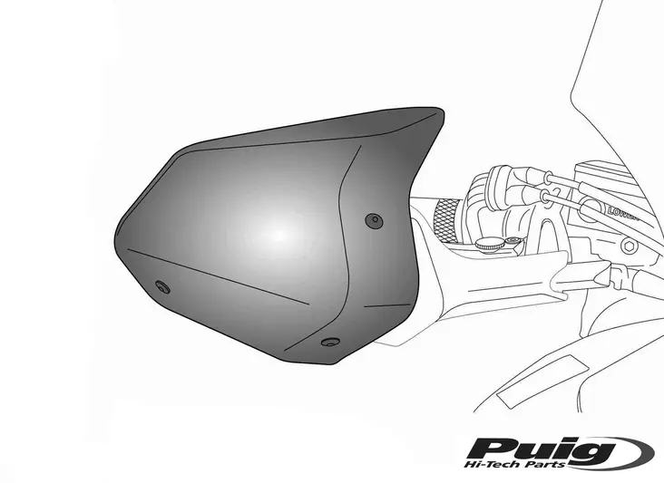 Puig Hand Guards Ext. Bmw R1200Gs/S1000Xr/F850Gs/750 - Duell MP varaosat ja tarvikkeet - 94160 - 1