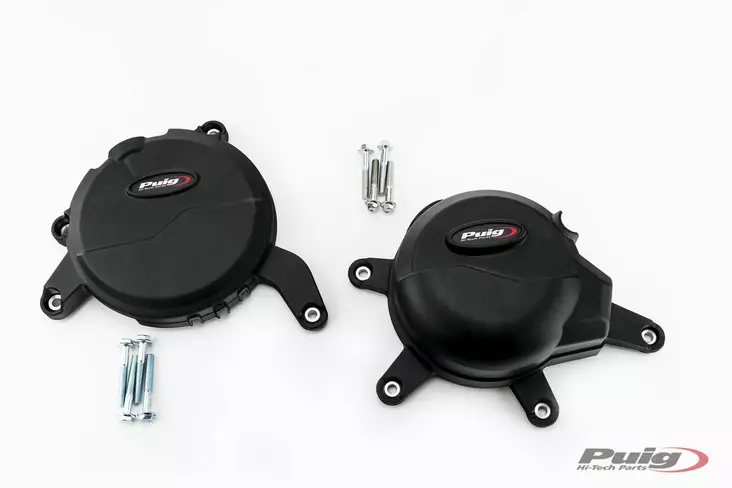 Puig Kit 3 Caps Engine Cover Ktm 390 Duke/Rc390 C/Black - Duell MP varaosat ja tarvikkeet - 99970 - 1