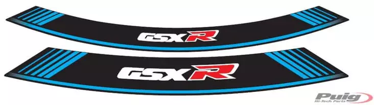 Puig Kit 8 Rim Strips Gsxr C/Blue - Duell MP varaosat ja tarvikkeet - 92210 - 1