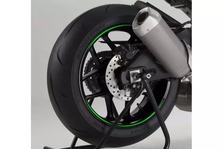 Puig Kit 8 Rim Strips Premium C/Green - Duell MP varaosat ja tarvikkeet - 92070 - 1