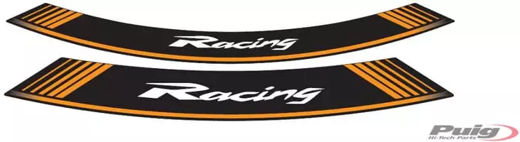 Puig Kit 8 Rim Strips Racing C/Orange - Duell MP varaosat ja tarvikkeet - 92740 - 1