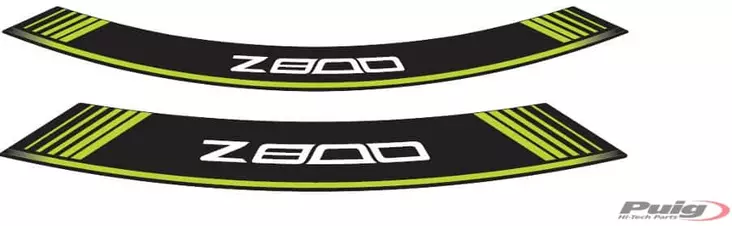 Puig Kit 8 Rim Strips Z800 C/Green - Duell MP varaosat ja tarvikkeet - 92130 - 1