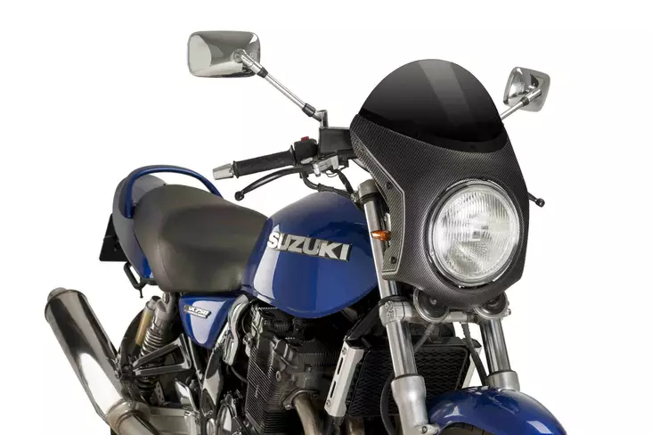 Puig Semifairing C/Carbon Diam.195Mm Screen C/Black - Duell MP varaosat ja tarvikkeet - 90190 - 1