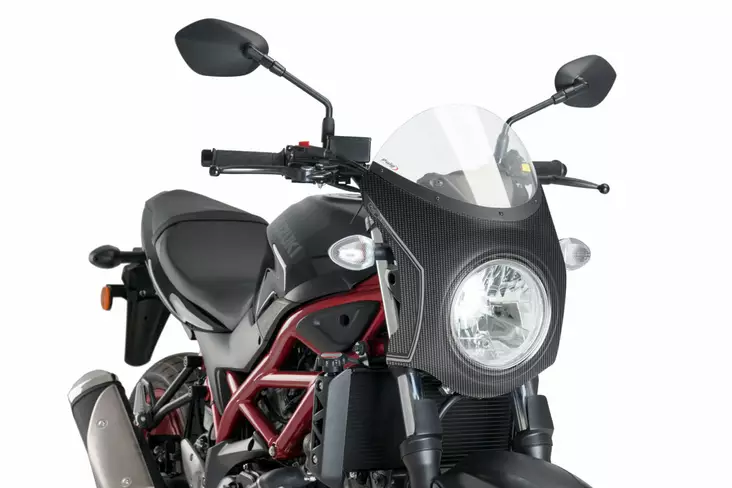 Puig Semifairing Carbon Look Suzuki Sv650 16'- C/Clear - Duell MP varaosat ja tarvikkeet - 94330 - 1