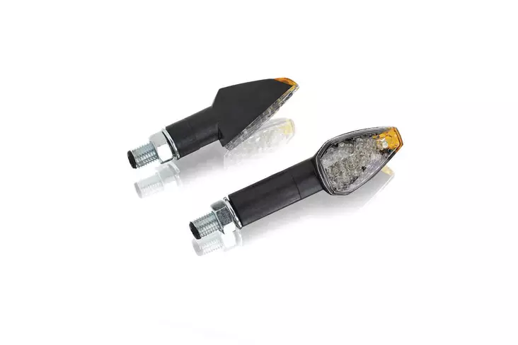 Puig Turn Light Peak Short Black Leds Homologated - Duell MP varaosat ja tarvikkeet - 93910 - 1