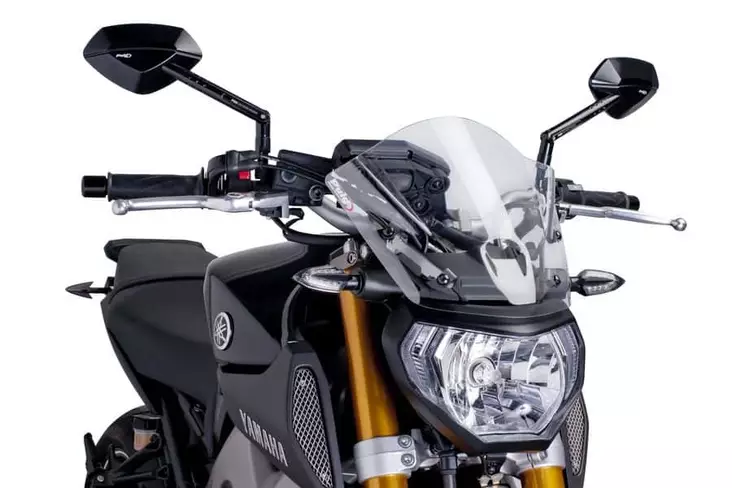 Puig Windshield New Gen Sport Yamaha Mt09 13'-16' C/Cle - Duell MP varaosat ja tarvikkeet - 92370 - 1