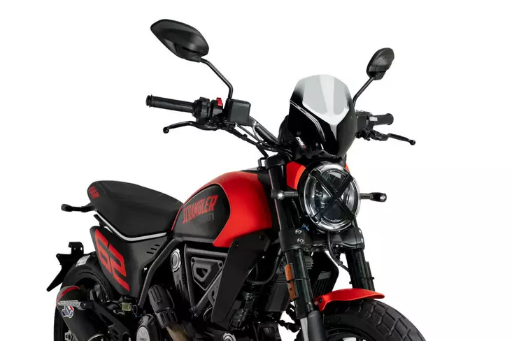 Puig Windshield New Generation Sport Ducati Scrambler I - Duell MP varaosat ja tarvikkeet - 96900 - 1