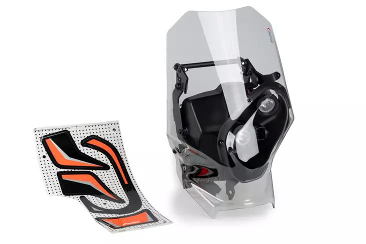 Puig Windshield Rally Ktm 500Exc-F Six Days C/Clear - Duell MP varaosat ja tarvikkeet - 96930 - 1