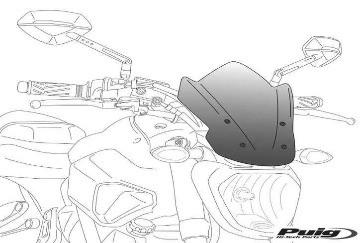 Puig Windshield Special Yamaha Fz1 06-16 C/Clear - Duell MP varaosat ja tarvikkeet - 93970 - 1