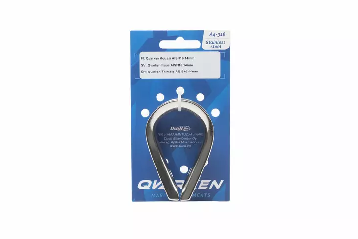 Qvarken Koussi AISI316 12mm 2kpl - Duell venetarvikkeet - 139750 - 1