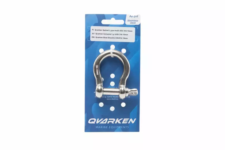 Qvarken Sakkeli Lyyra-malli AISI 316 8mm - Duell venetarvikkeet - 139160 - 1