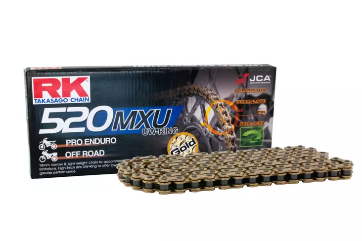 RK GB520MXU UW-rengasketju Offroad +CL (Jousil.) - Duell MP varaosat ja tarvikkeet - 117680 - 1