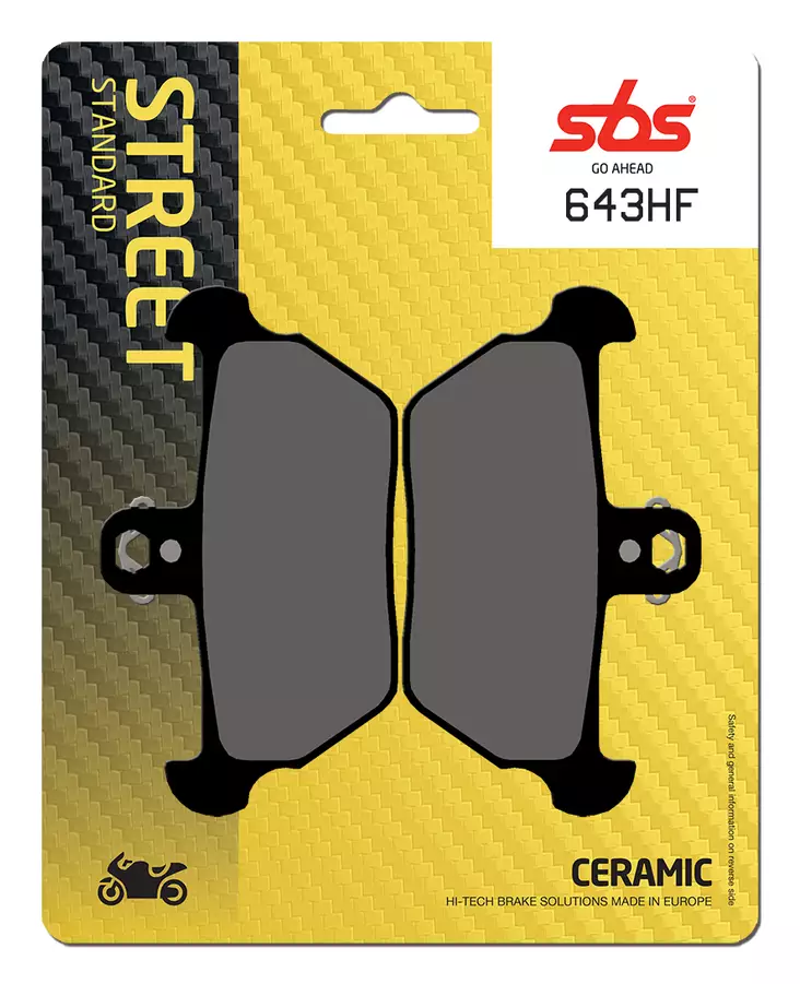 Sbs Jarrupalat Ceramic - Duell MP varaosat ja tarvikkeet - 123420 - 1
