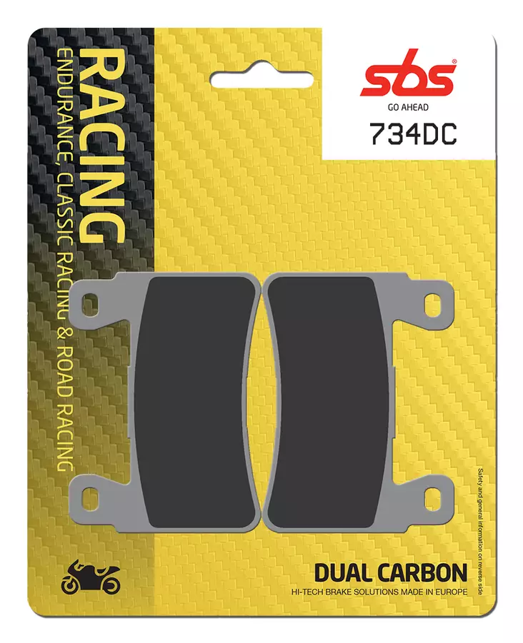 Sbs Jarrupalat Dual Carbon - Duell MP varaosat ja tarvikkeet - 123710 - 1