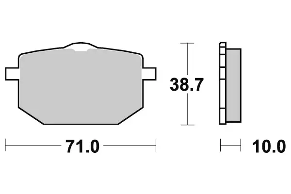 Sbs Jarrupalat Sintered - Duell MP varaosat ja tarvikkeet - 123840 - 1