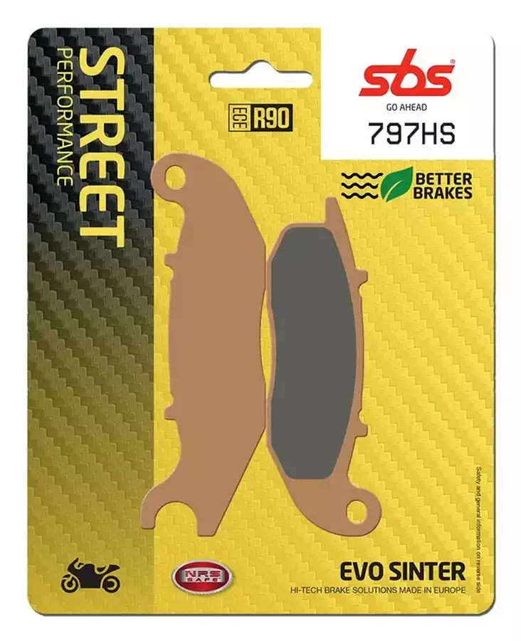 Sbs Jarrupalat Sintered - Duell MP varaosat ja tarvikkeet - 123950 - 1