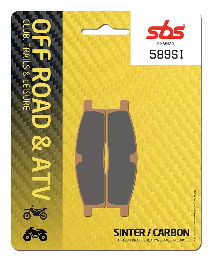 Sbs Jarrupalat Sintered Offroad - Duell MP varaosat ja tarvikkeet - 123670 - 1