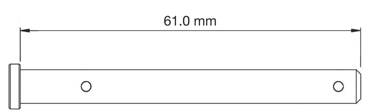 Sbs Sokkatappi takajarrusatulaan KTM/Husq. - Duell MP varaosat ja tarvikkeet - 123310 - 1