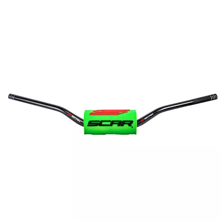 Scar Handlebar O² Ø28,6 (1 1/8”) - Yamaha YZ/YZF - Green color - Duell MP varaosat ja tarvikkeet - 75900 - 1