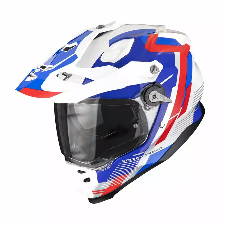 SCORPION Helmet ADF-9000 AIR PATROL White-Blue-Red, XL - Duell ajovarusteet - 49960 - 1