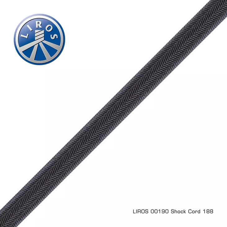 Shock cord black 5mm x 100m - Duell venetarvikkeet - 66570 - 1