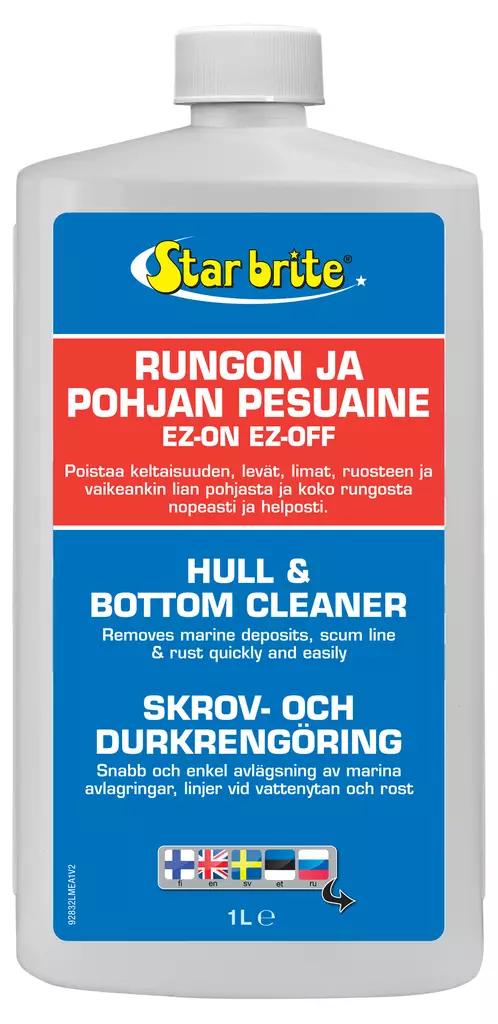 Star brite EZ-ON EZ-OFF rungon pesuaine & näkinpoisto 3.78L - Duell venetarvikkeet - 132790 - 1