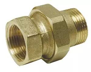 Straight joint 3 pieces 1/2" - Duell venetarvikkeet - 6720 - 1