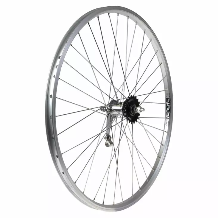 Takapyörä 26" 22-584 SHIMANO 1v. MACH 1 KARGO. alumiini - Duell polkupyörien varaosat ja tarvikkeet - 58540 - 1