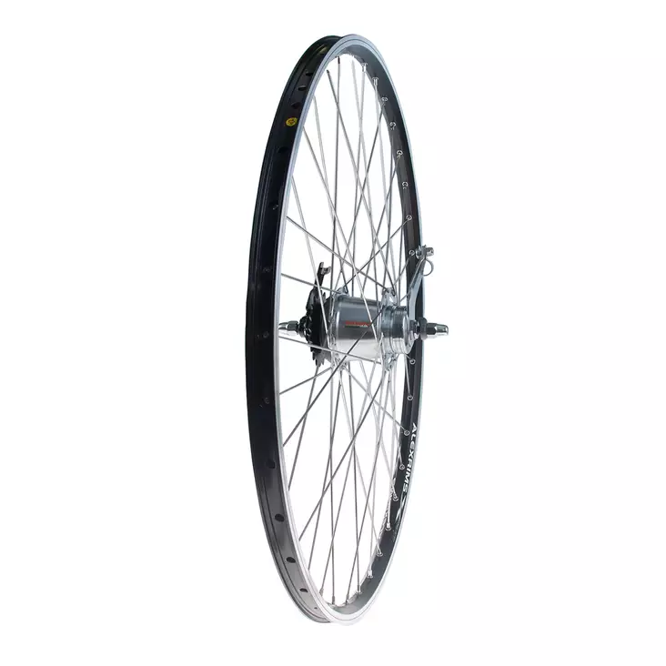 Takapyörä 28" 19-622 NEXUS 7v. Alex X-2000. 2-pohja. alumiini. musta - Duell polkupyörien varaosat ja tarvikkeet - 58720 - 1
