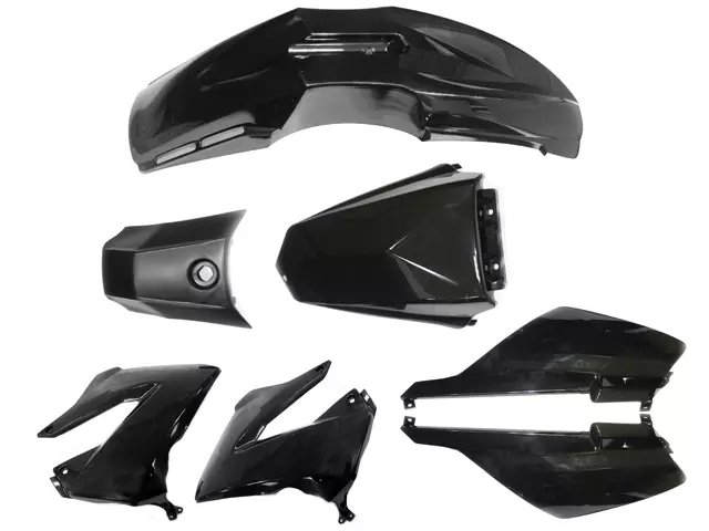 Tec-X Muovisarja Musta Derbi Senda R X-Treme 03-10 SM X-Treme 02-10 - Duell mopojen varaosat ja tarvikkeet - 114790 - 1