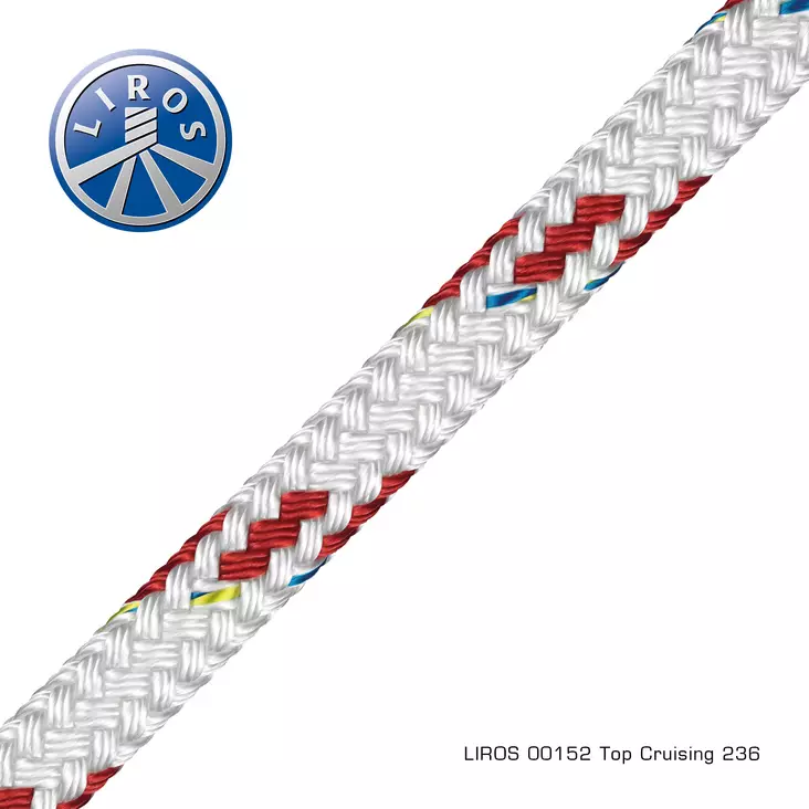 Top Cruising White-Red 6mm x 200m - Duell venetarvikkeet - 66970 - 1