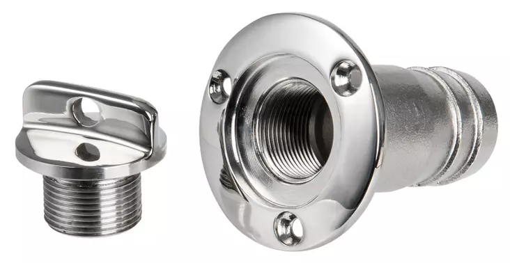 Tyhjennystulppa 60mm AISI 316 - Duell venetarvikkeet - 6560 - 1