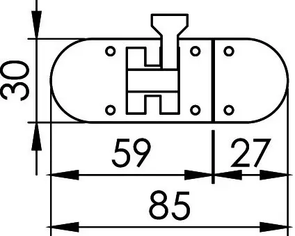Työntösalpa - Duell venetarvikkeet - 5870 - 1