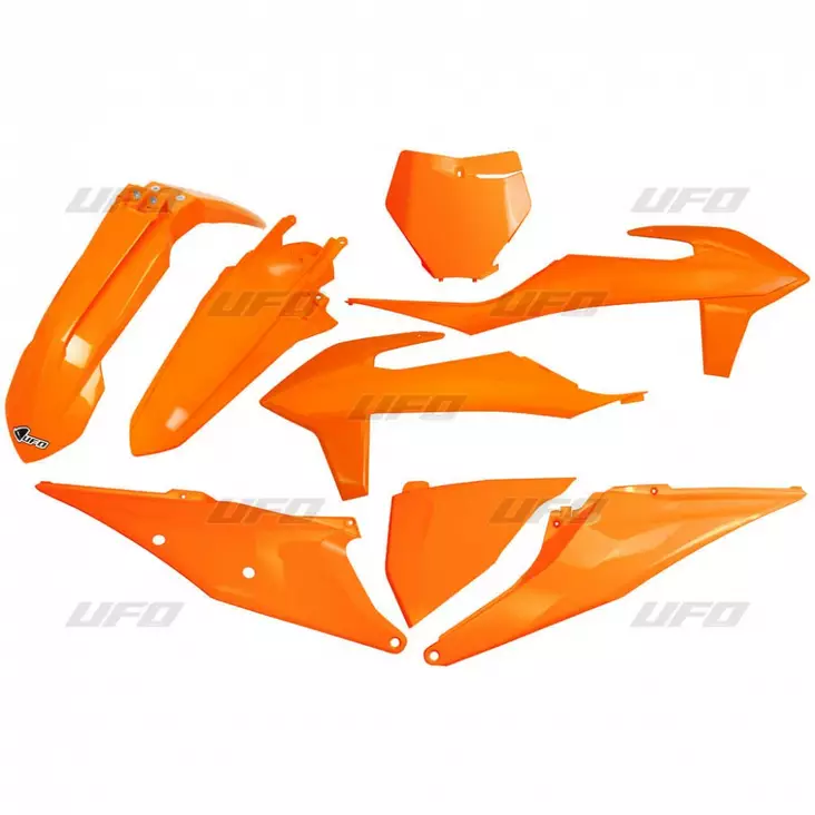 UFO Muovisarja 5-osainen Oranssi 127 KTM SX/SXF125-450 19-22 - Duell MP varaosat ja tarvikkeet - 47850 - 1