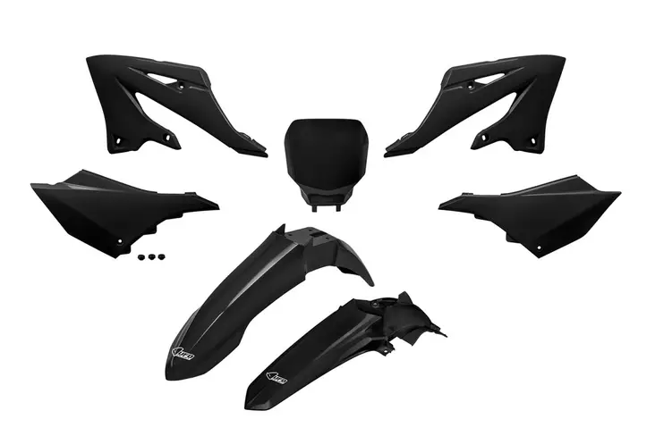 UFO Muovisarja 5-osainen Restyling YZ125/250 22-.. YZF 25 look Musta - Duell MP varaosat ja tarvikkeet - 47210 - 1