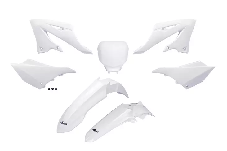 UFO Muovisarja 5-osainen Restyling YZ125/250 22-.. YZF 25 look Valkoinen - Duell MP varaosat ja tarvikkeet - 47320 - 1