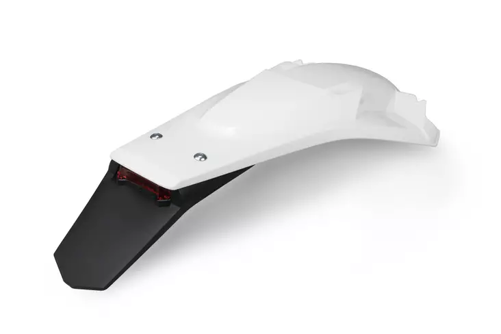 UFO Rear Fender Enduro LED HVA TE/FE 150-501 2017-19 Valkoinen 041 - Duell MP varaosat ja tarvikkeet - 48980 - 1