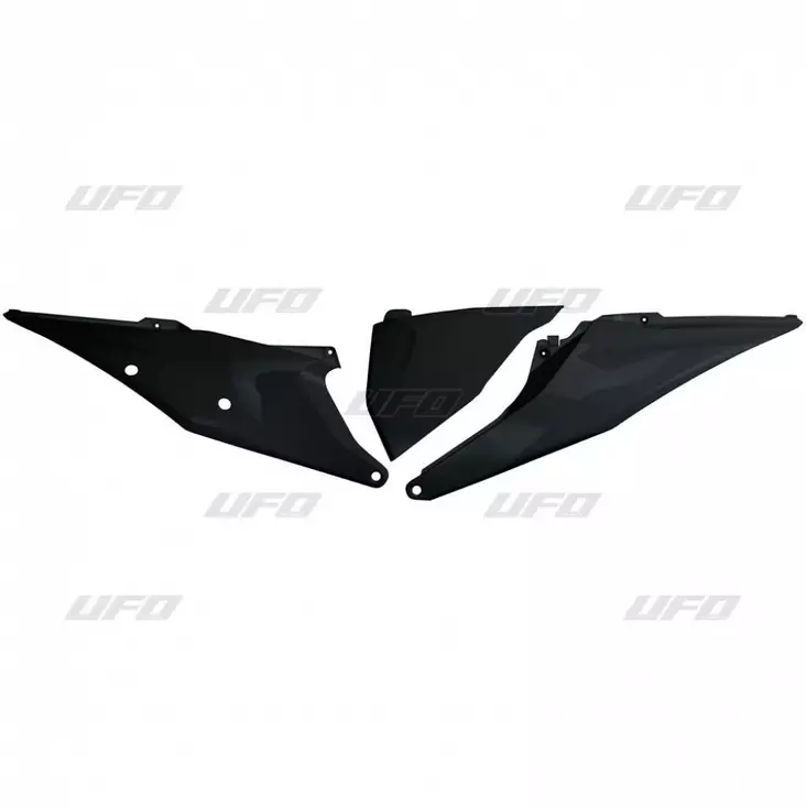 UFO Sivunumerokilvet KTM125-525 SX/SXF 19-22 EXC/EXC-F 20-23 Musta 001 - Duell MP varaosat ja tarvikkeet - 48320 - 1