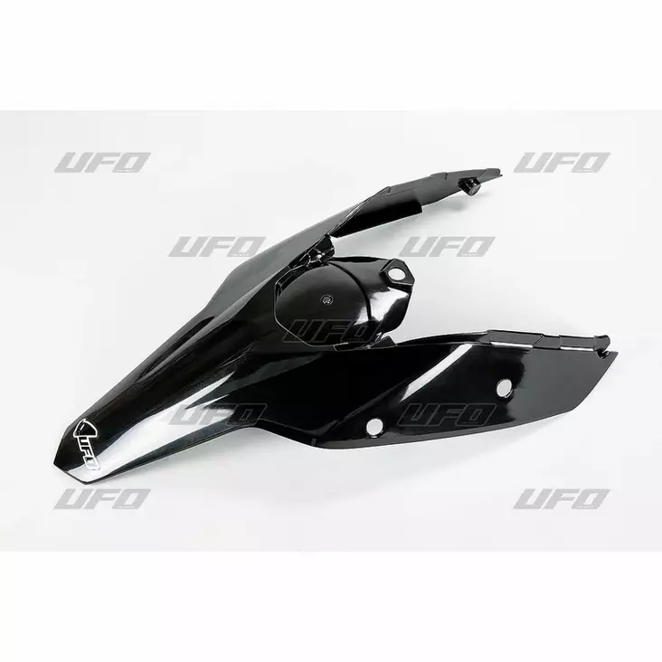 UFO Takalokasuoja sis. sivunumerokilvet KTM125-525 SX/SXF 07-10 Musta - Duell MP varaosat ja tarvikkeet - 48110 - 1