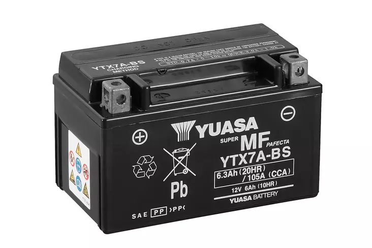 Yuasa akku YTX7A-BS (cp) Happopatruuna mukana (5) - Duell muut varaosat ja tarvikkeet - 131120 - 1